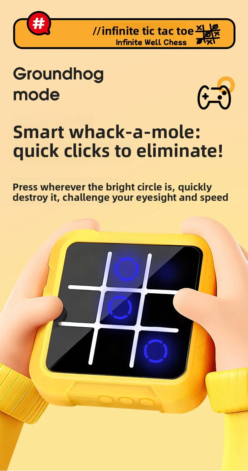 Cross-border New AI Smart Interactive Multi-in-1 Board Game | Tic-tac-toe Gomoku | Educational Logic Training Kids Toy
