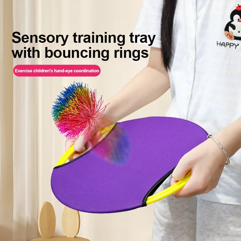 Interactive Outdoor Elastic Disc Sports Toys for Children And Adults - Fun Ball-Catching Cooperative Games Perfect for Parent-Ch