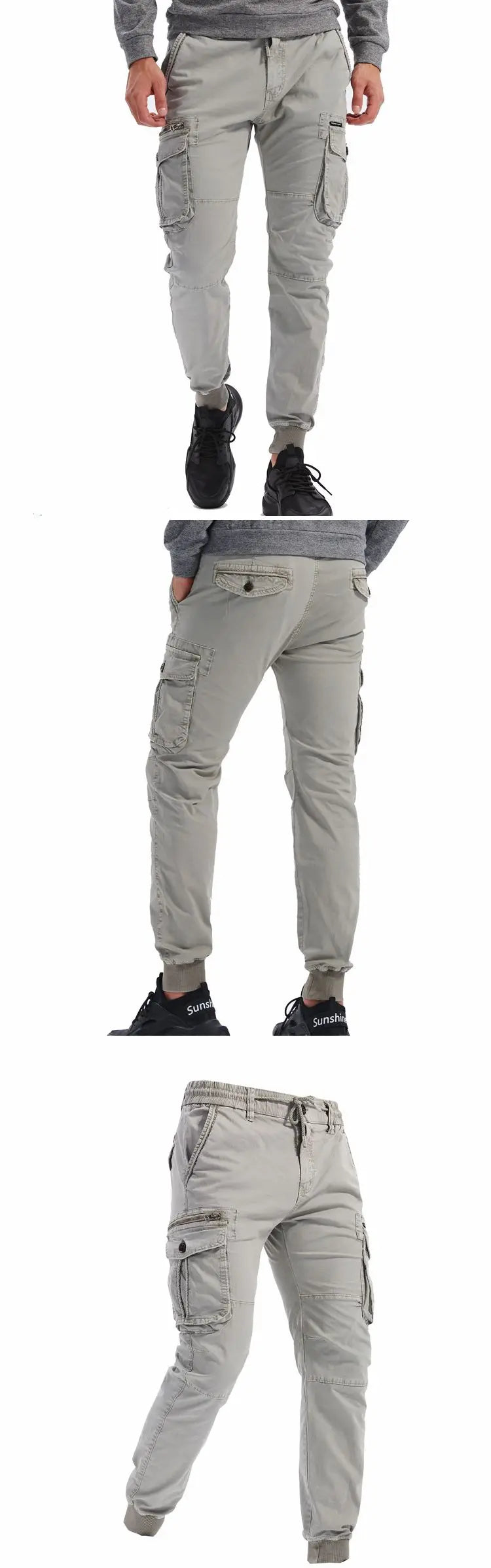 Men Military Tactical Pants Men Washed Overalls Men Beam Pants Male Streetwear Casual Cargo Pants for Men Trousers