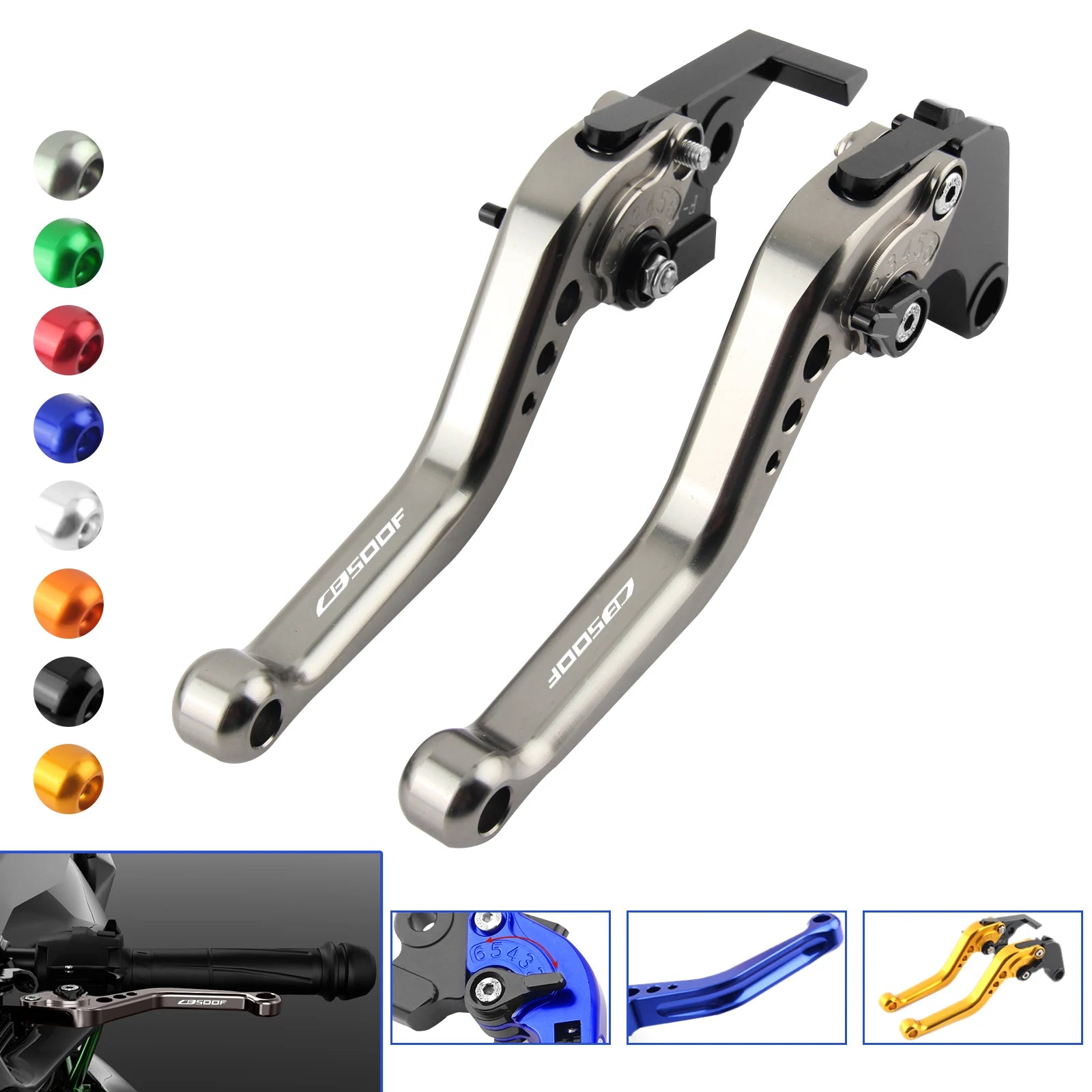 Motorcycle Accessories  Short Brake Clutch Lever Handles For Honda CB500F 2013 2014 2015 2016 2017 2018 2019 2020 2021