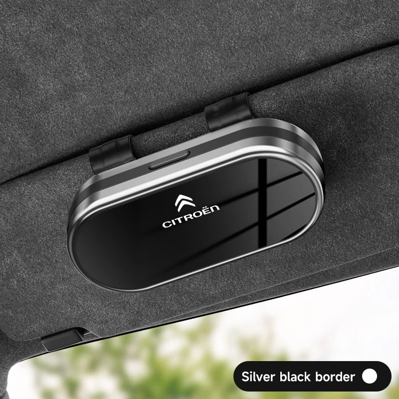 Car Sun Visor Sunglasses Case Glasses Holder Clip For Citroen C4 C3 C2 C1 DS3 Berlingo Xsara Picasso Car Accessories Glasses Box