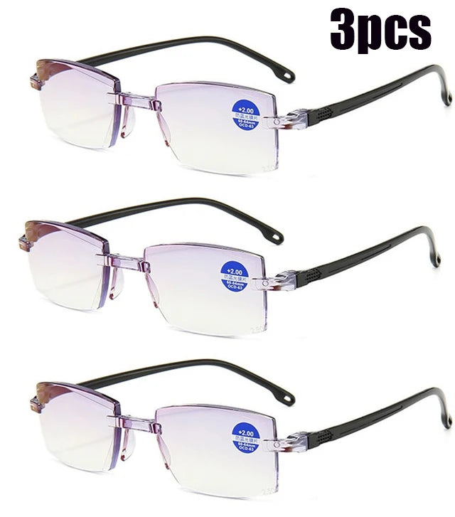 IENJOY Half-frame Reading Glasses Gafas de lectura para hombres High Quality Business Glasses Presbyopic Eyeglasses 1.0 2.0 3.0