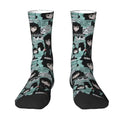 Custom Giyuu Tomioka Demon Slayer Men Women Crew Socks Unisex Kawaii Kimetsu No Yaiba Spring Summer Autumn Winter Dress Socks