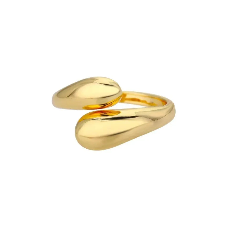 Rings for Women Stainless Steel Rings Classic Gold Color Adjustable Rings Wedding Aesthetic Jewelry Gift Anillos Para Hombres