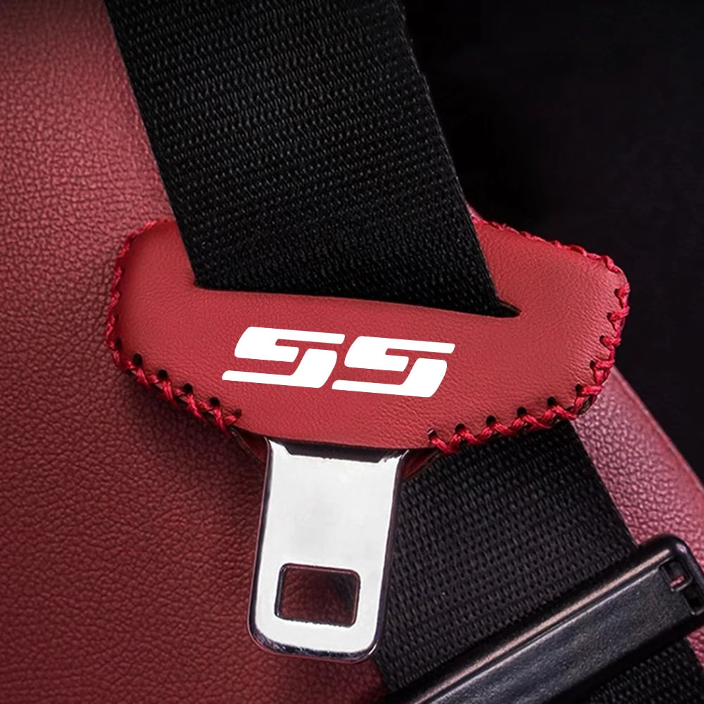 Car Seat Belt Protective Cover Car Seat Belt Clip Seat Belt Insert Socket For Chevrolet SS Camaro SS Car Accessories