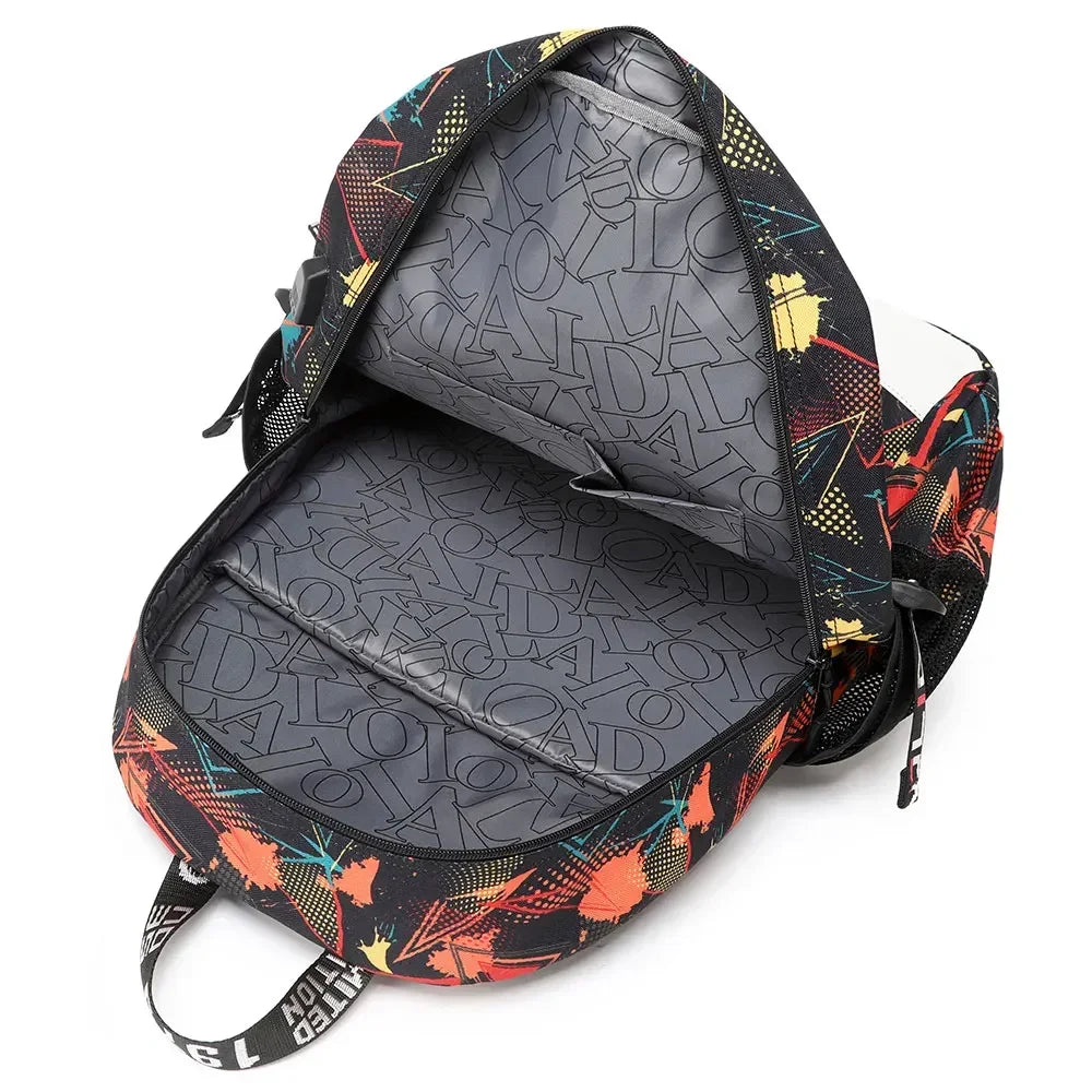 Jurassic World Park Dinosaur Girls Boys Kids School Book Bags USB Teenagers Schoolbags Women Men Laptop Travel Backpack