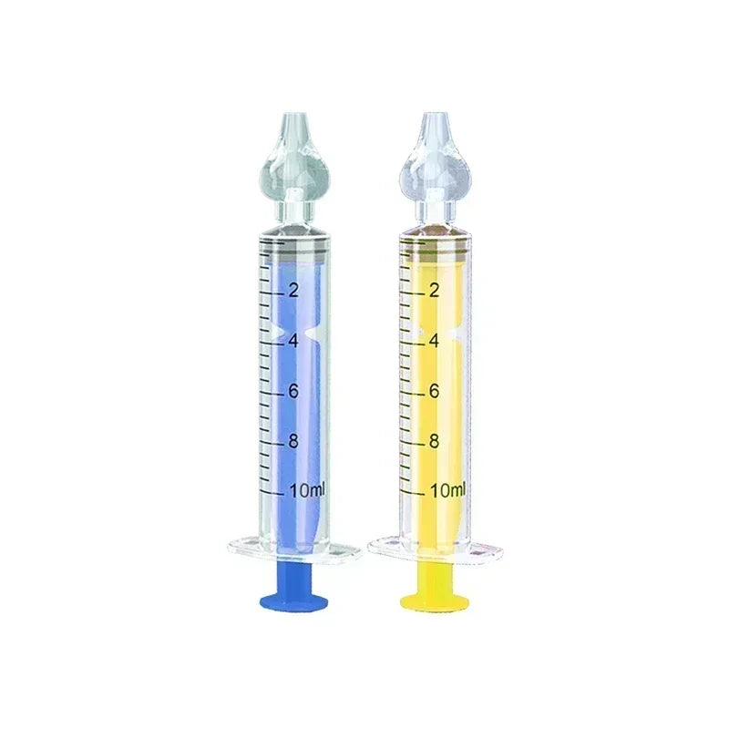 10ML Needle Tube Babies Nasal Aspirator Silicone Baby Nose Cleaner Nose Care Cleaner Rhinitis Washer Newborn Nasal Irrigator