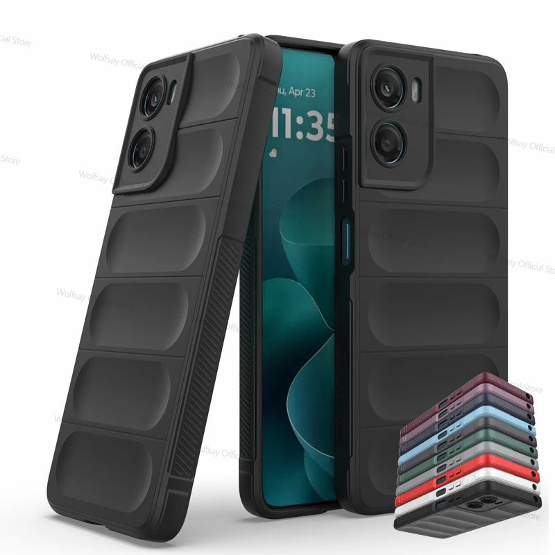 For Motorola Moto G06 Case Motorola Moto G06 Cover Shockproof Anti-fingerprint TPU Silicone Phone Cover For Motorola Moto G06