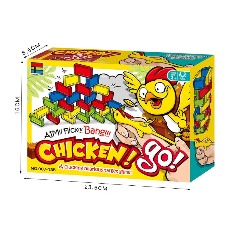 Children's innovative and unique toys, wall chicken games, stacking creative competitions, parent-child interactive board games