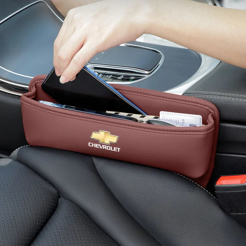 Car Accessories Seat Gap Organizer Box Leak-proof Storage Bag For Chevrolet Z71 Aveo Impala Lacetti Malibu Sail SS Cruze Sonic
