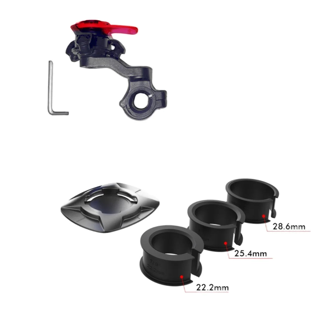 Motorcycle Handlebar Phone Holder 360°Rotatable Bicycle Bracket Security Navigation Support Mount Moto Anti-Shock Phone Brackets