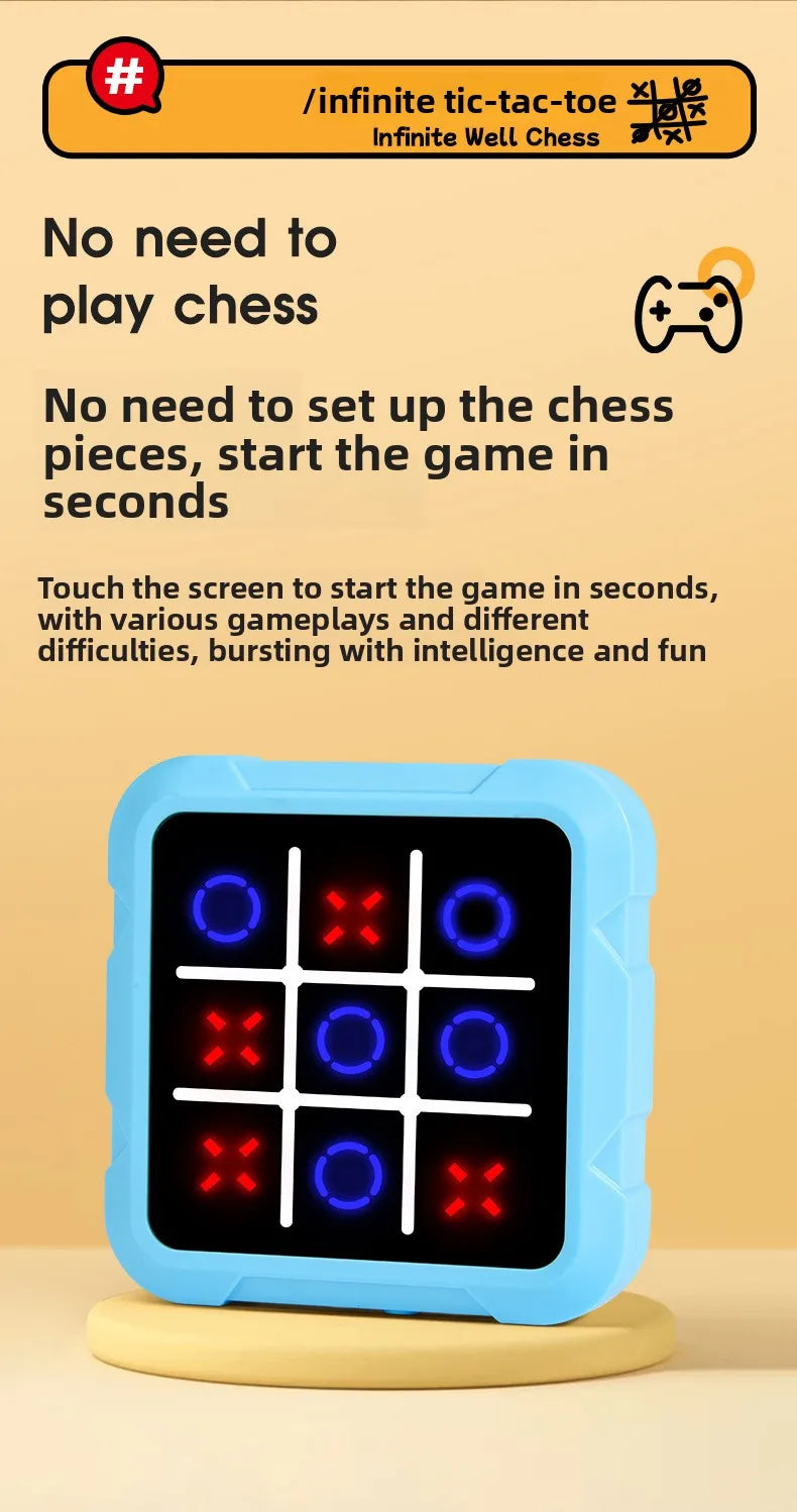 Cross-border New AI Smart Interactive Multi-in-1 Board Game | Tic-tac-toe Gomoku | Educational Logic Training Kids Toy