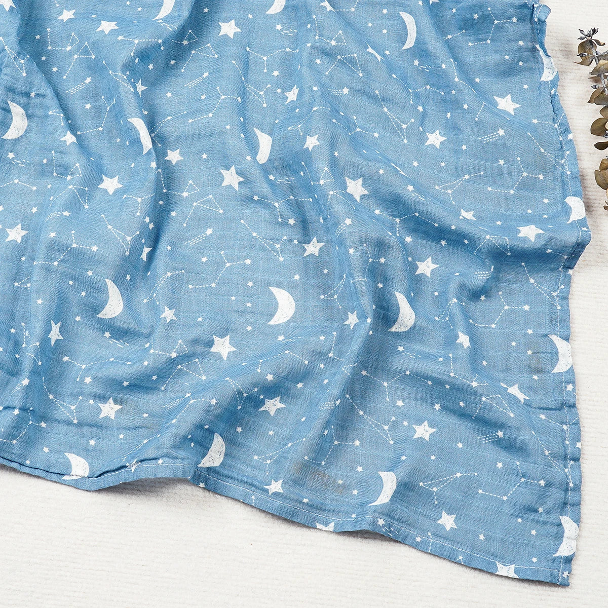 100% Cotton 120*110cm 2 Layers Newborn Baby Bath Towel Wrap Muslin Swaddle Blankets