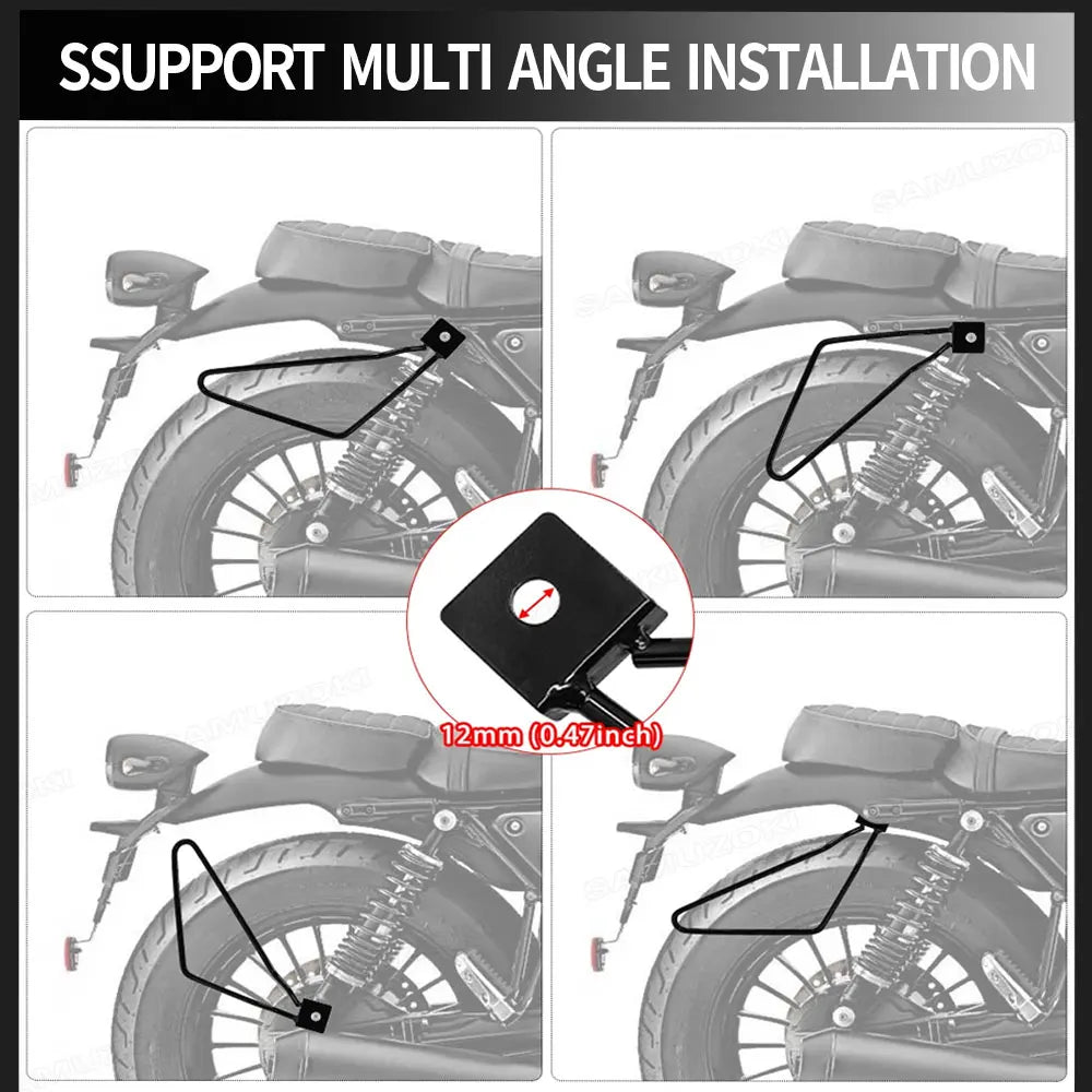 Universal Saddlebag Mount Bracket Motorcycle Accessories Bag Saddlebag Mount Brackets For KTM HONDA YAMAHA KAWASAKI Motocross