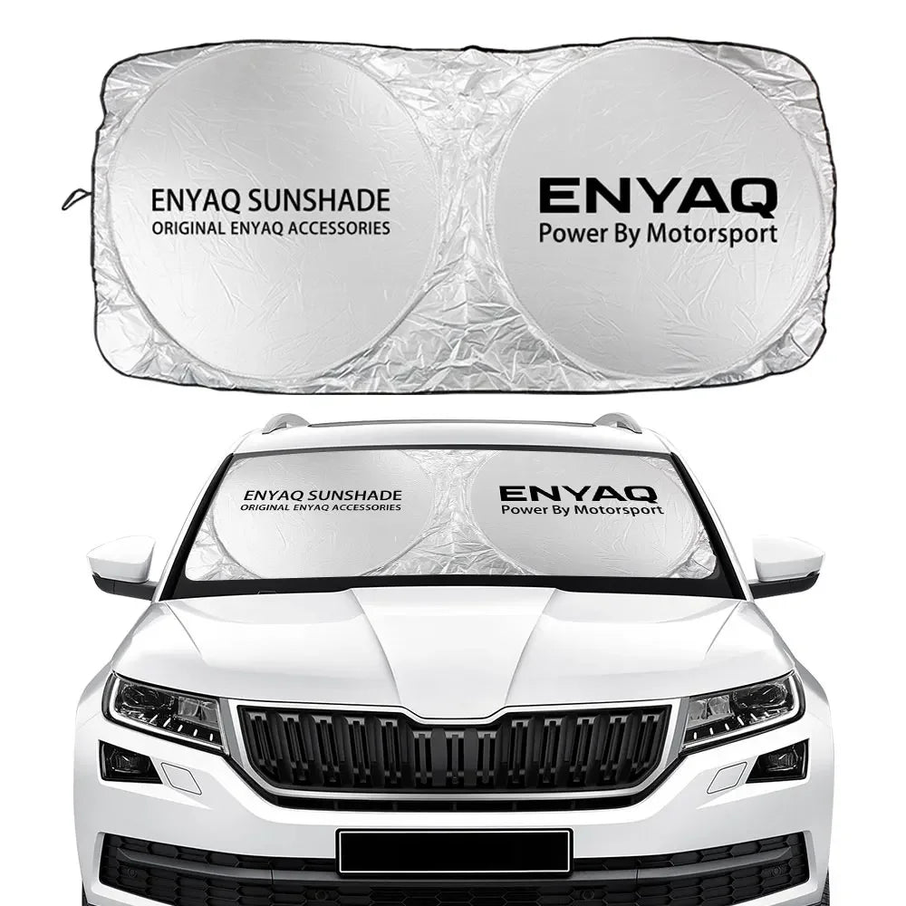 Car Windshield Sunshade Cover Accessories For Skoda Octavia Fabia Rapid Superb Kodiaq Scala Karoq Citigo Kamiq Roomster Enyaq