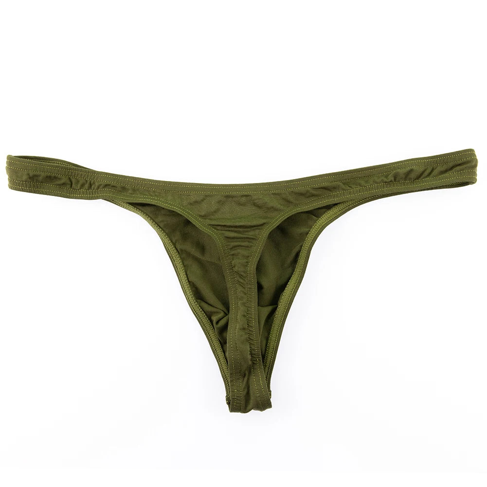 Men Underwear Breathable Thongs And G Strings Brave Person Male Panties Modal Bikinis Tangas Hombres