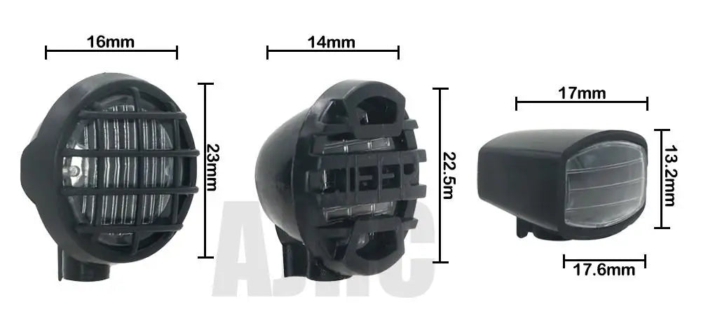 4/5/6pcs/set Led Spotlight Roof Light Lampshade For 1/10 Rc Crawler Car Axial Scx10 Ii Yikong Arrma Rc Car Parts