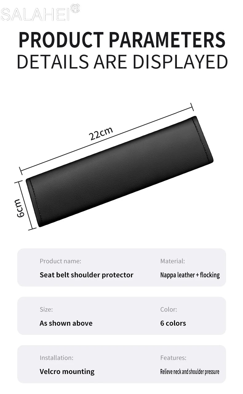 Car Interior Seat Belt Protective Cover For Opel Astra Insignia Corsa Zafira Meriva Mokka Vivaro Vectra Antara Accessories