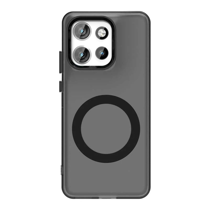 Transparent Case For Motorola Moto S50 Case For Moto S50 5G Magnetic Adsorption Wireless Charge Back Cover For Moto S50 Case