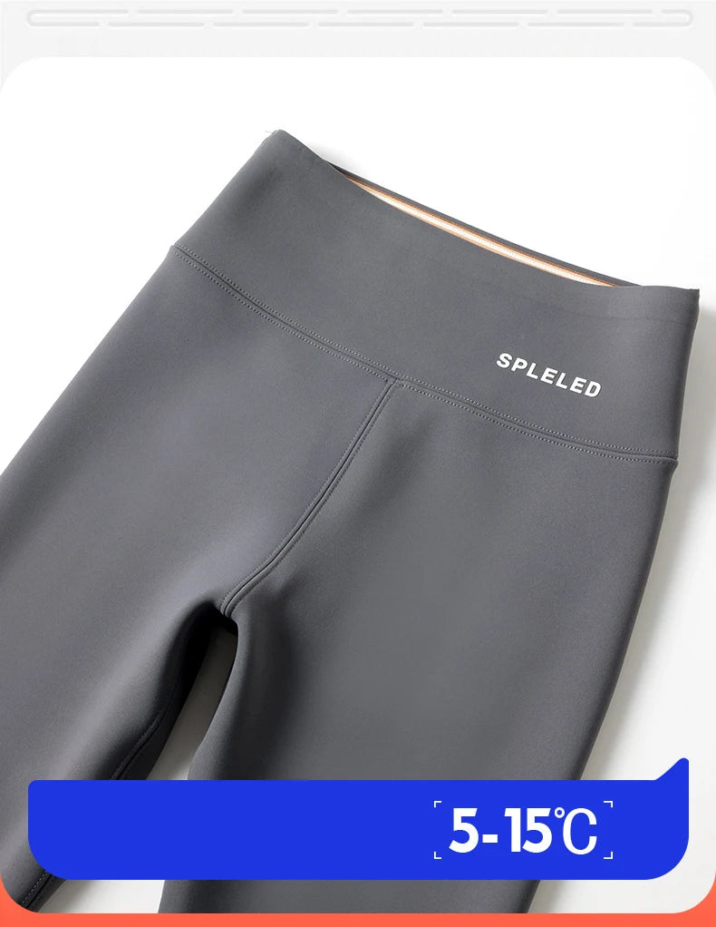 BIVIGAOS Autumn Winter New Rabbit Fleece Thicken Boots Leggings Women Slim Foot Pants Yoga Fitness Sports Warm Shark Leggings