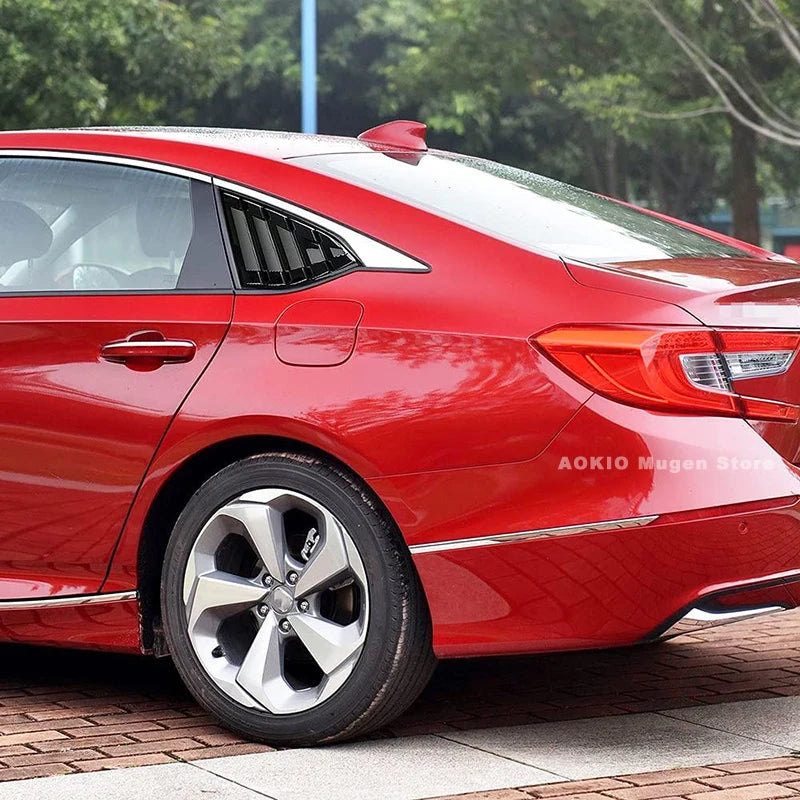 For Honda Accord 10th Gen Accessories 2018 2019 2020 2021 2022 Sport Style Air Vent Cover Rear Side Window Louvers