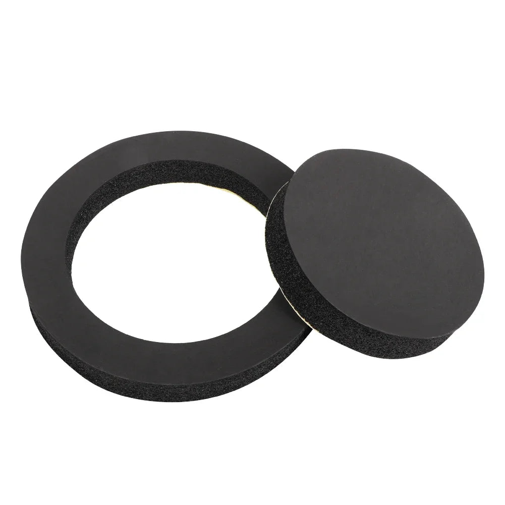 4pcs 6.5" Car Door Soundproof Cotton Speaker Bass Ring Foam Woofer Pad Noise Sound Insulation ring Accessories