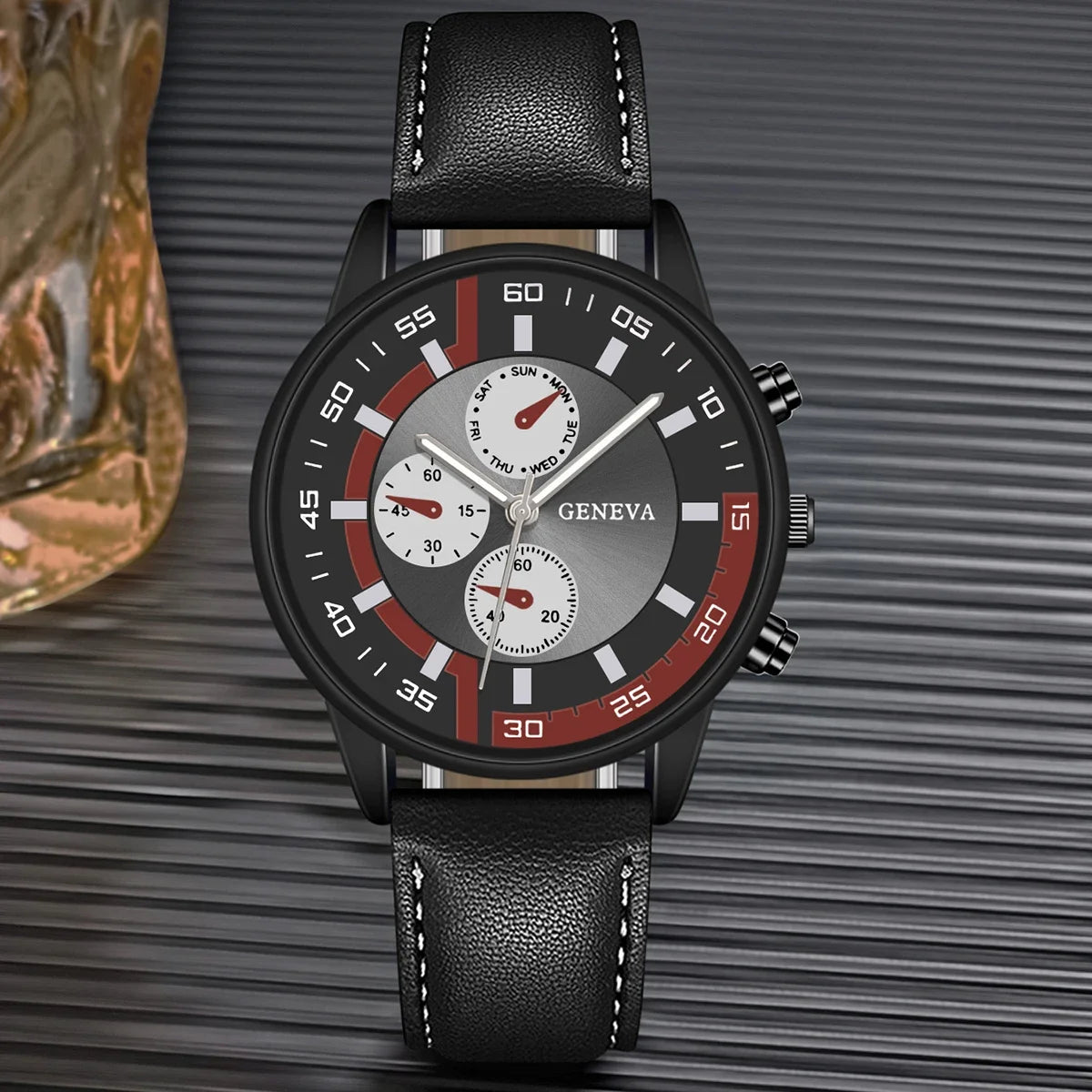 Quartz Watches for Men Leather Strap Wristwatches Relogios Top Luxury Brand Man Watch Business Men Clock Gift Reloj Hombres