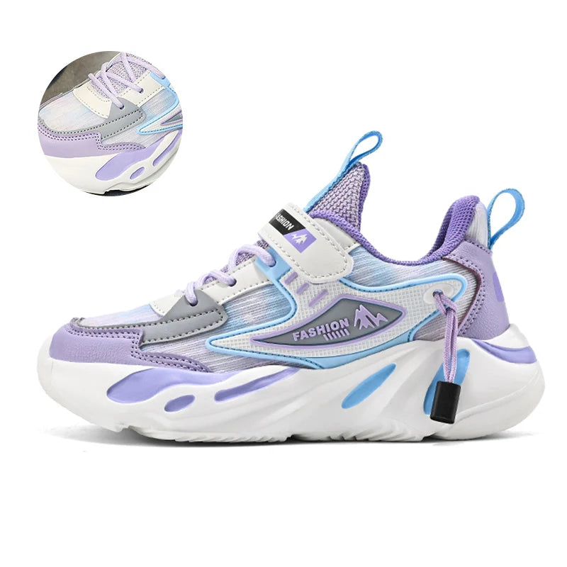 Fashion Children Shoes Girls Sneakers School Sports Summer Mesh Breathable For Kids Tennis Casual Shoes