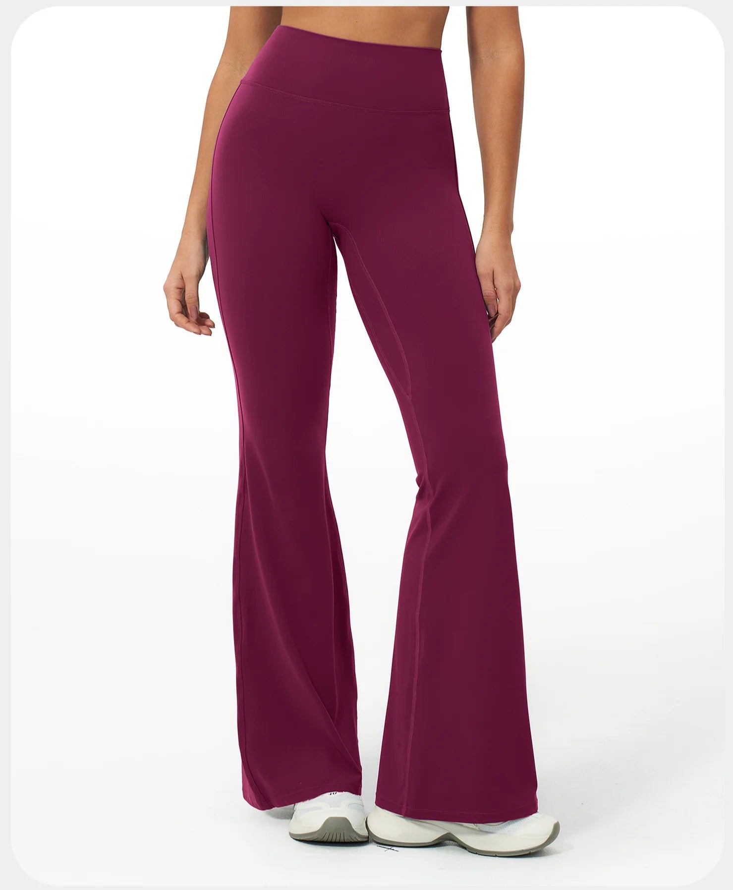 Yoga Flared Pants Women Fitness Bell Bottom Running Cycling Flared Trousers Sports Pants Female High Waist Wide Leg Yoga Pants