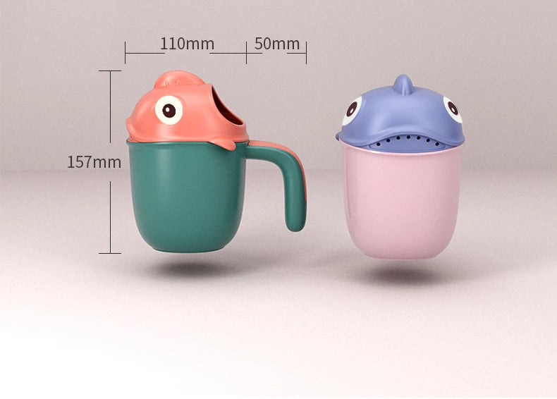 Baby Bath Shampoo Rinse Cup Bath Shower Washing Head Children Bathing Baby Shower Spoons Child Washing Bathroom Accessories