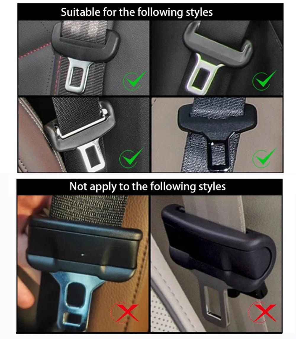 Car Seat Belt Protective Cover Car Seat Belt Clip Seat Belt Insert Socket For Chevrolet SS Camaro SS Car Accessories