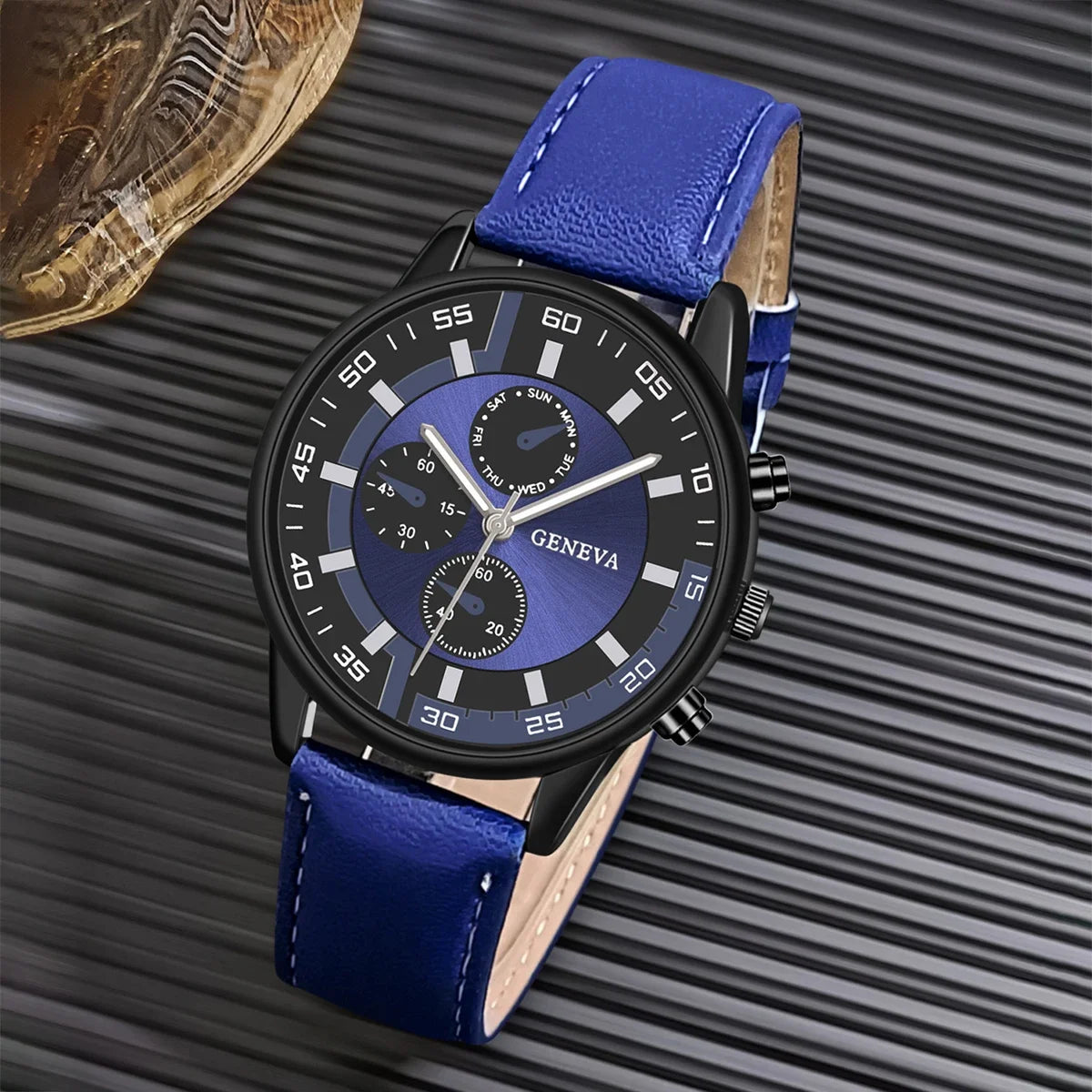 Quartz Watches for Men Leather Strap Wristwatches Relogios Top Luxury Brand Man Watch Business Men Clock Gift Reloj Hombres