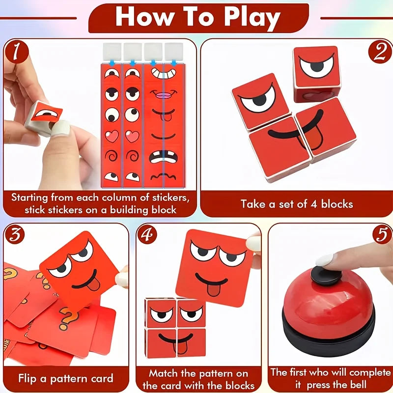 Interactive Puzzle Toy for Kids Ages 3+ ,Educational Learning Toy for Logical Thinking , Perfect Christmas & Halloween Gift