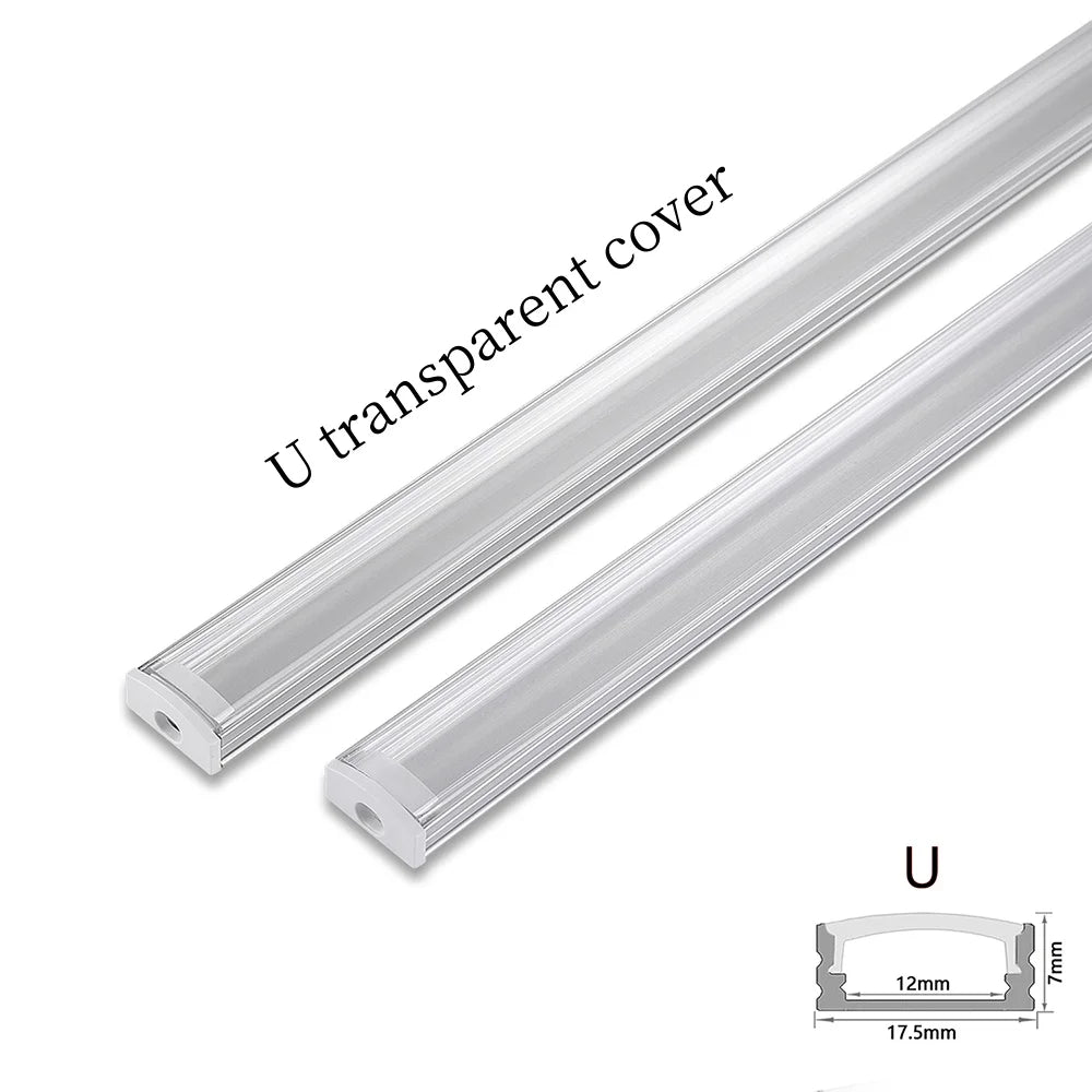1-30pcs/Lot perfil aluminio led Corner Aluminium Profile Channel Holder for LED Strip Light Bar Cabinet Lamp Kitchen Closet