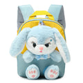 Plush 3D Rabbit Backpack for Boys Girls Kids Children SchoolBag Cute Bow Tie Cartoon School Bags Kindergarten Preschool Baby Bag