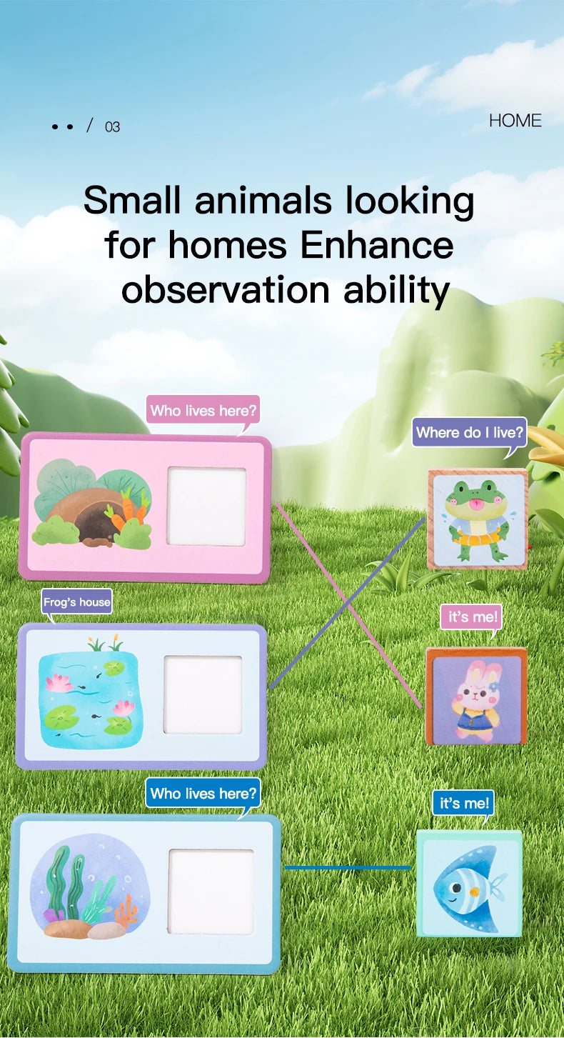 Paired Toys Parent-Child Interactive Teaching Tools Designed To Develop Observation Concentration And Logical Thinking Skills