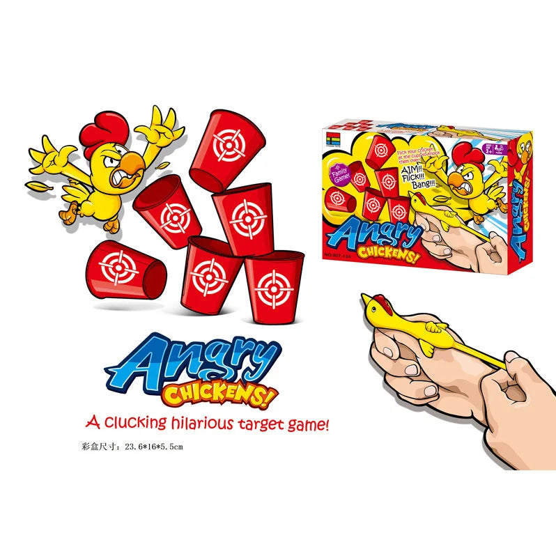 Children's innovative and unique toys, wall chicken games, stacking creative competitions, parent-child interactive board games