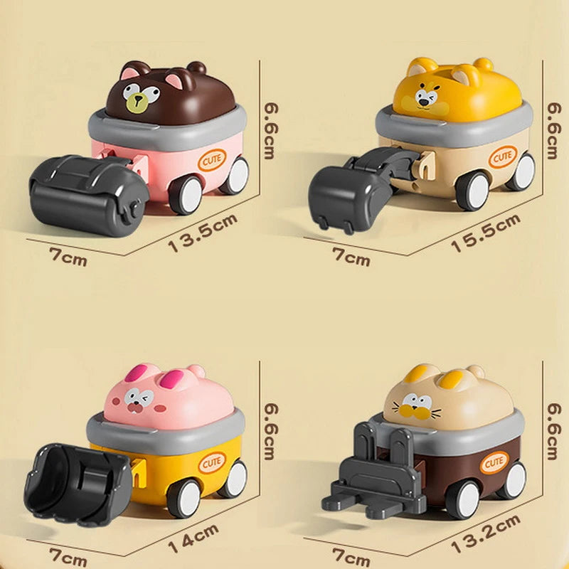 Interactive Construction Playsets: Miniature Excavator Toys for Children's Cognitive Development