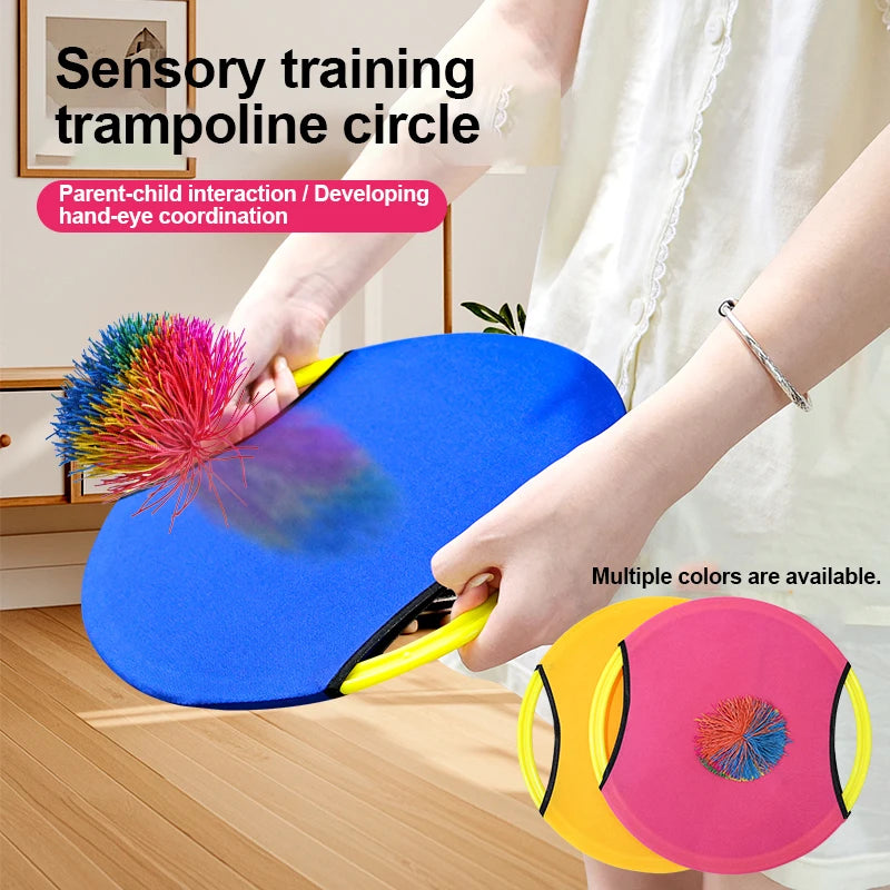 Interactive Outdoor Elastic Disc Sports Toys for Children And Adults - Fun Ball-Catching Cooperative Games Perfect for Parent-Ch