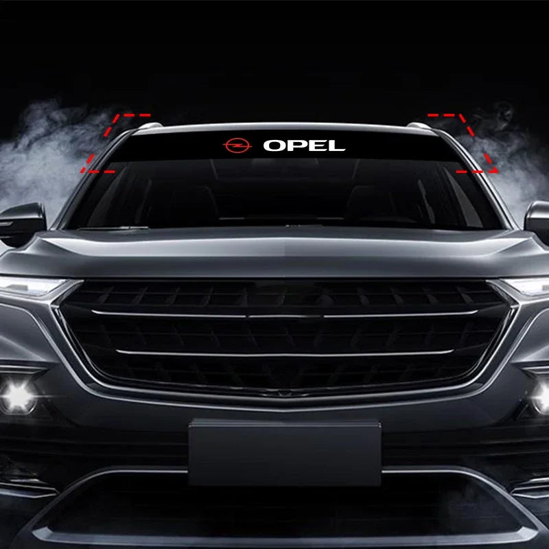 Car Front Rear Windshield Decoration Accessories Stickers For Opel Astra j Insignia Astra g Corsa Zafira b Mokka Vivaro Meriva
