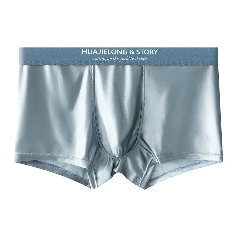 Choice boxers hombre Ice silk cueca satin ropa interior hombre Plus size calzoncillos hombres breathable sexy tоy man underwear