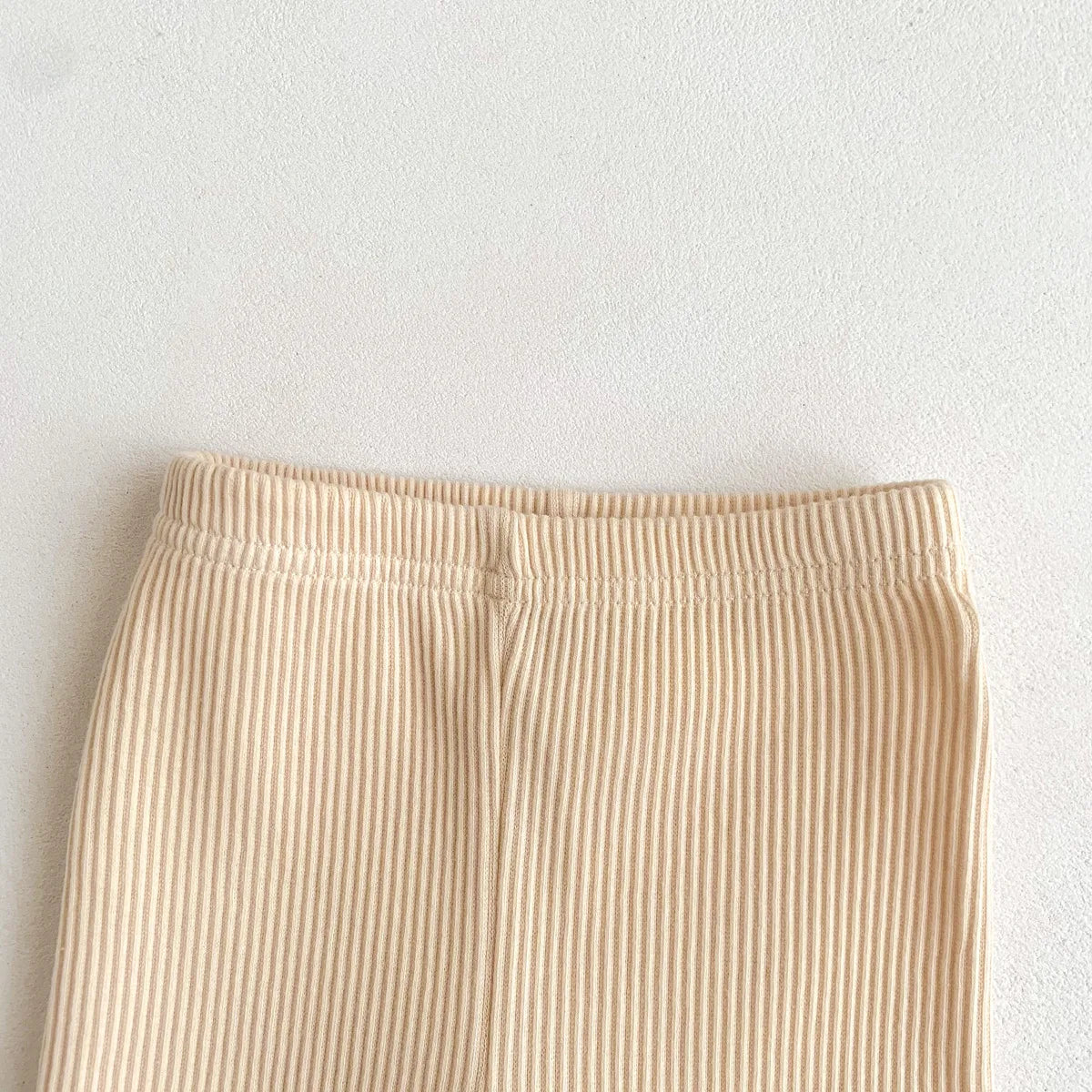 2024 Summer Baby Trousers Pants Ribbed Elastic Striped Pants Children's Casual Infant Clothing Kids Toddler Boys Girl Clothes