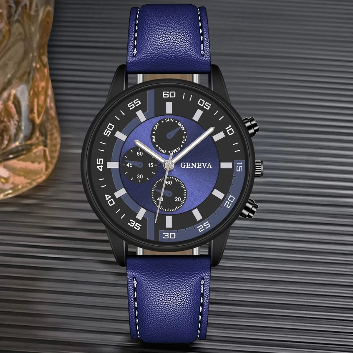 Quartz Watches for Men Leather Strap Wristwatches Relogios Top Luxury Brand Man Watch Business Men Clock Gift Reloj Hombres