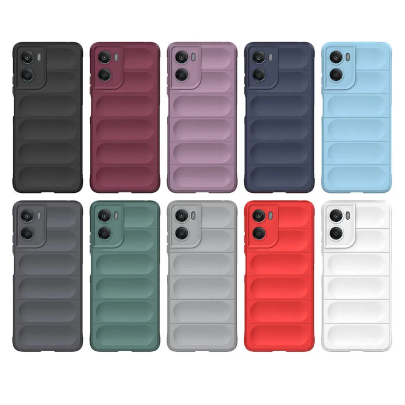 For Motorola Moto G06 Case Motorola Moto G06 Cover Shockproof Anti-fingerprint TPU Silicone Phone Cover For Motorola Moto G06