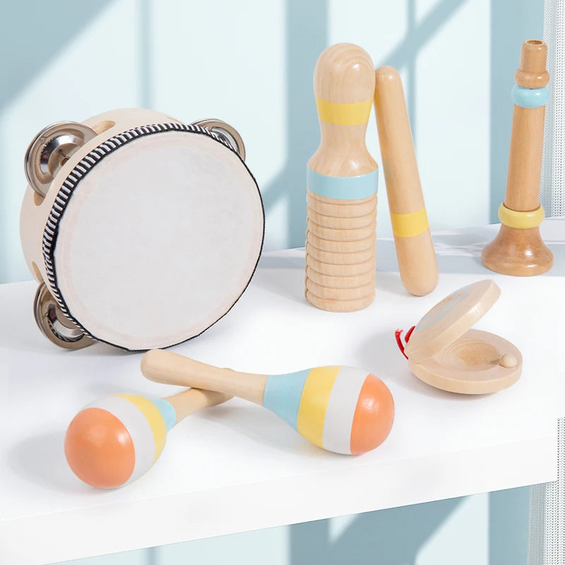 Interactive Musical Toy Wooden Toys Child Percussion Instruments Early Educational Toys Birthday Gifts for Toddlers Girl Boy
