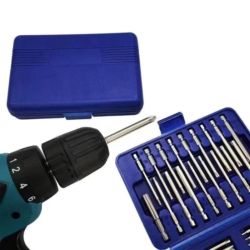 50 extra long screwdriver sets with 75mm safety screwdriver heads, Torx star shaped hexagonal wrench heads, fully automatic han