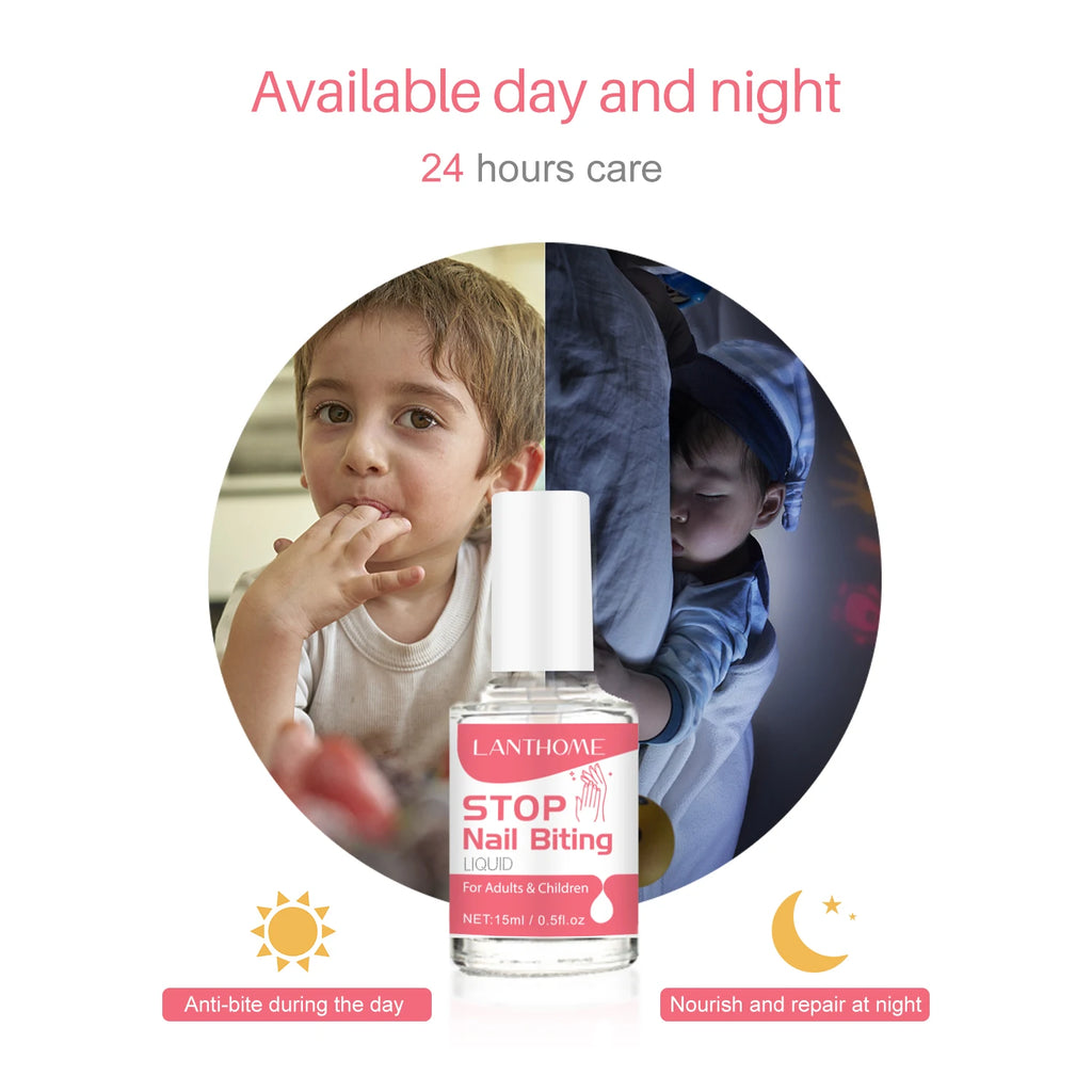 15ml Children Anti-biting Nails Bitter Nail Water No Bite Cuticle Not Nail Polish Biting Care Non-toxic Stop Eating Fingernails