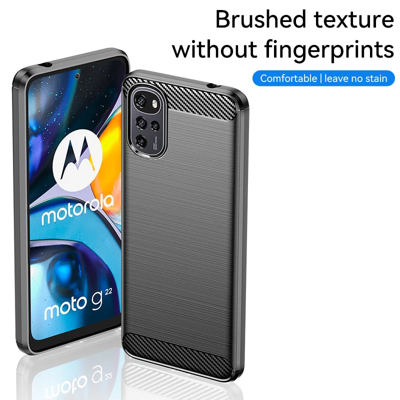 For Motorola Moto G22 Case For Motorola Moto G22 Coque Shockproof Protective Silicone Phone Bumper For Moto G22