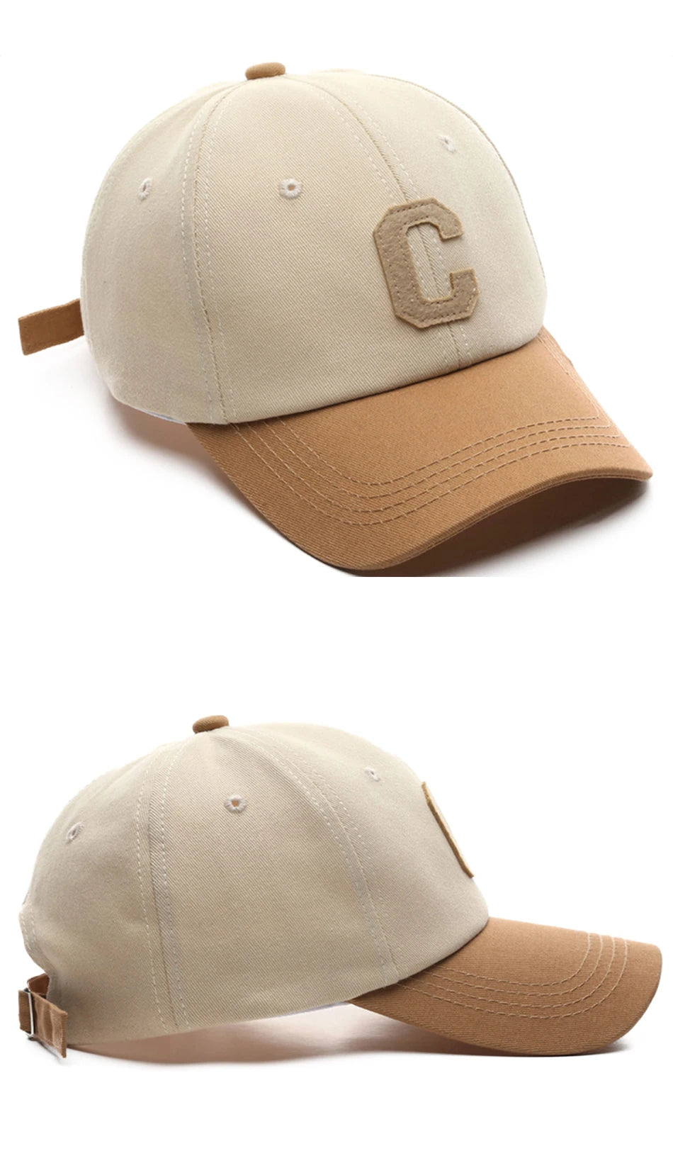 FS Fashion Khaki Baseball Caps For Men Luxury Brand Women Hat Cotton Summer Trucker Hats Street Hip Hop Caps Casquette Femme