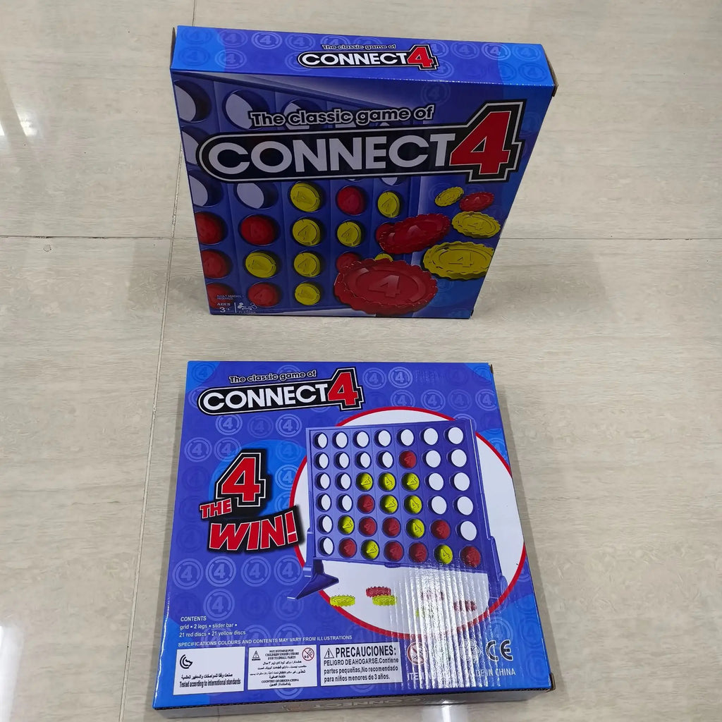 Tabletop game toys: Go (five-in-a-row), four-in-a-row, interactive board games for children